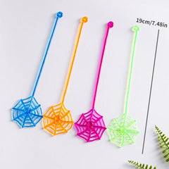 10Pcs Spider Web Climbing Novelty Toys Kids Birthday Halloween Party Decor
