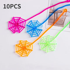 10Pcs Spider Web Climbing Novelty Toys Kids Birthday Halloween Party Decor