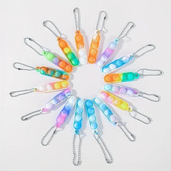 20pcs Colorful Fidget Toy Keychain Party Favors Classroom Prizes Christmas Gift