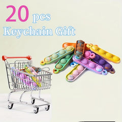 20pcs Colorful Fidget Toy Keychain Party Favors Classroom Prizes Christmas Gift