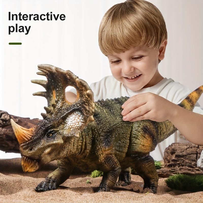 Simulated Chinese Ceratopsaur Dinosaur Farm