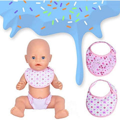 Doll Diapers Doll Underwear And Doll Bibs For 14 18in 35 Dolls