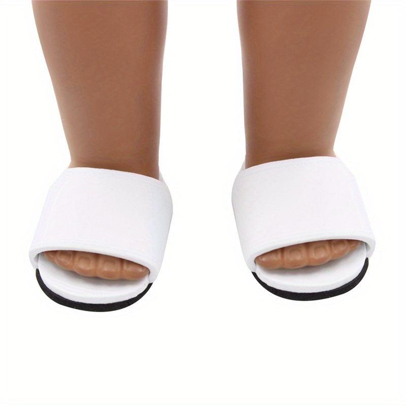 45 72 Cm Girl Doll Shoes Slippers, Optional Colors