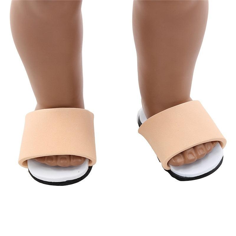 45 72 Cm Girl Doll Shoes Slippers, Optional Colors