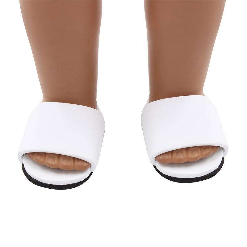 45 72 Cm Girl Doll Shoes Slippers, Optional Colors