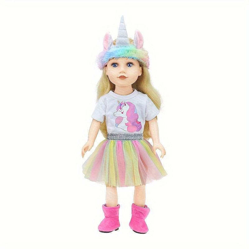 Unicorn Doll Clothes Costume Accessories Birthday Gift Christmas Gift