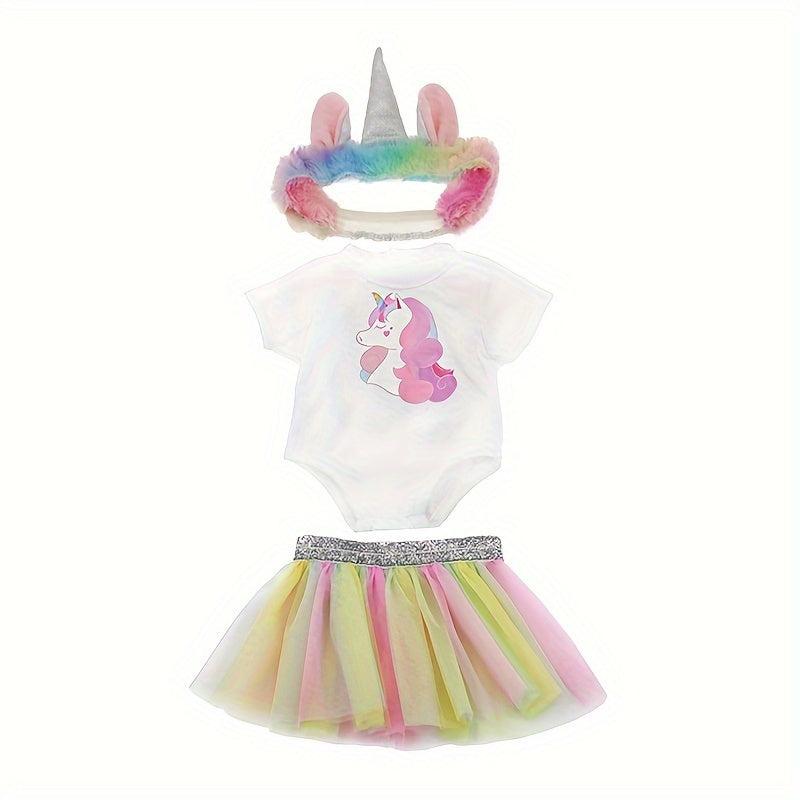 Unicorn Doll Clothes Costume Accessories Birthday Gift Christmas Gift