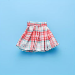 Plaid Pleated Skirt Student Uniform Short Skirts Doll Clothes