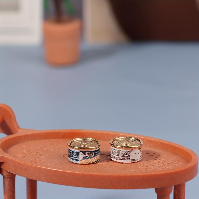 1pc Dollhouse Mini Cat Food Model Decor DIY Toy Doll House Accessories