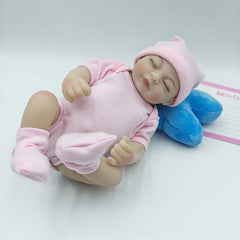 25 Pink Dress Vinyl Reborn Doll Toy Gift
