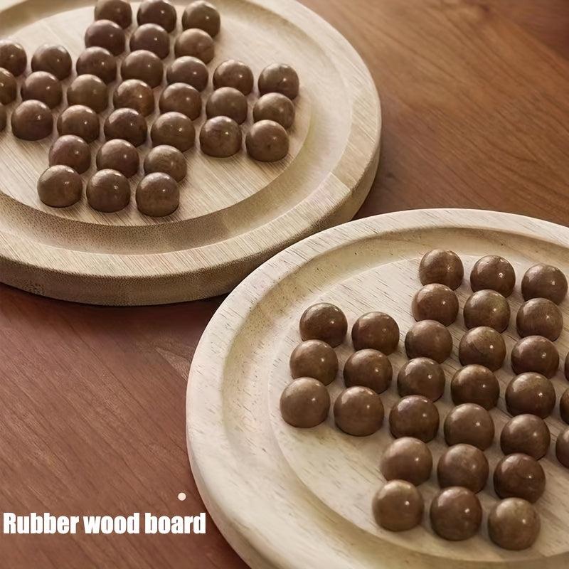 Wooden Single Noble Chess Kongming Chess Educational Toys Independent Chess Toys
