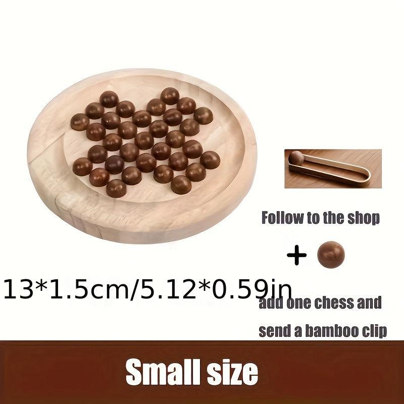 Wooden Single Noble Chess Kongming Chess Educational Toys Independent Chess Toys
