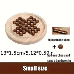 Wooden Single Noble Chess Kongming Chess Educational Toys Independent Chess Toys