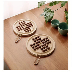 Wooden Single Noble Chess Kongming Chess Educational Toys Independent Chess Toys
