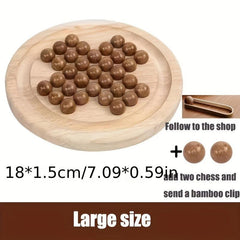 Wooden Single Noble Chess Kongming Chess Educational Toys Independent Chess Toys