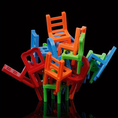 Interactive DIY Chair Toys Puzzle Balance Jenga Chair Toys