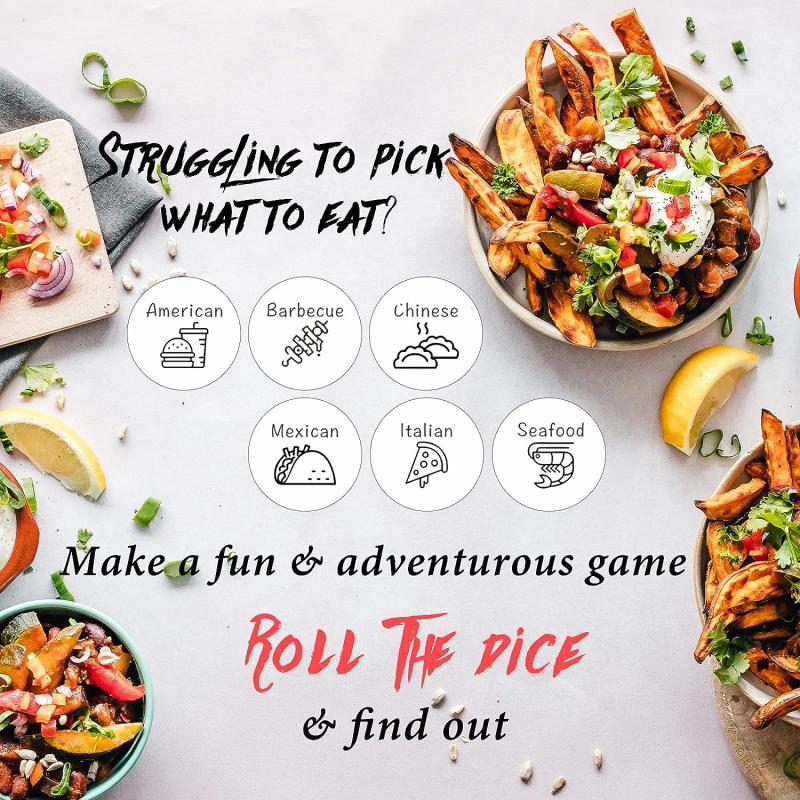 Food Dice Decision Creative Gift Anniversary Souvenir