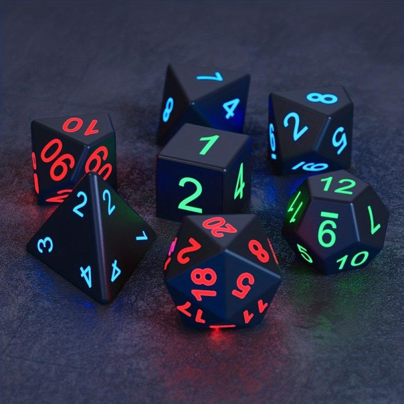 7pcs Electronic LED Dice Set