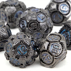 7pcs Metal Polyhedral Dice Set for Board Game