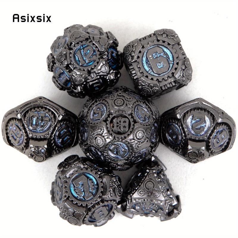 7pcs Metal Polyhedral Dice Set for Board Game