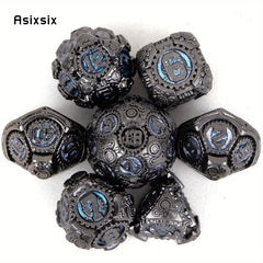 7pcs Metal Polyhedral Dice Set for Board Game
