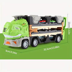 Dinosaur Transformation Ejection Truck Storage Container Car