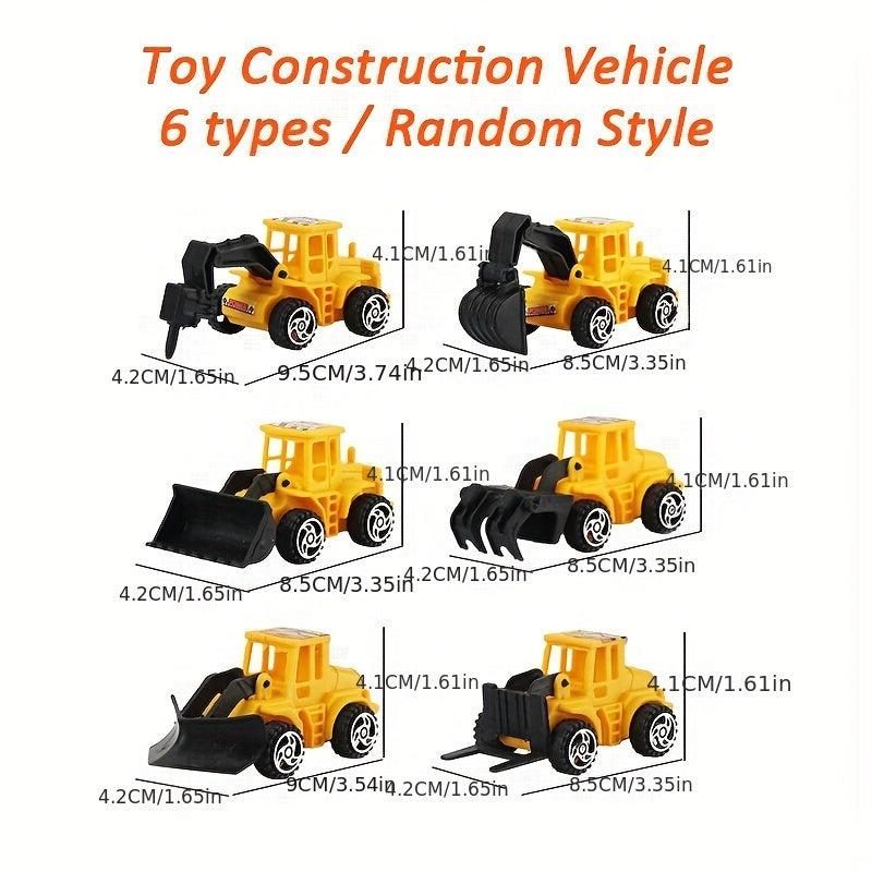 Friction Powered Construction Truck Toys Sand Excavator Bulldozer Road Roller
