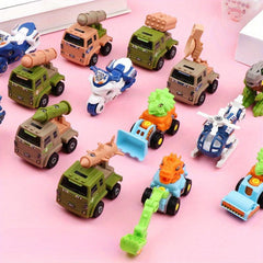 Mini Military Car Dinosaur Pull Back Car Toy