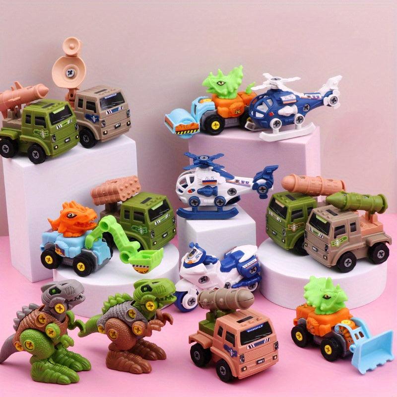 Mini Military Car Dinosaur Pull Back Car Toy