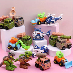 Mini Military Car Dinosaur Pull Back Car Toy