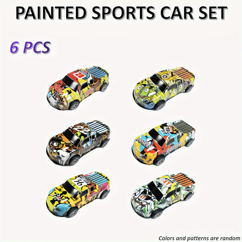 Inertial Vehicle Model Sets Pull back Car Sets Fire Truck Sports Car Toys