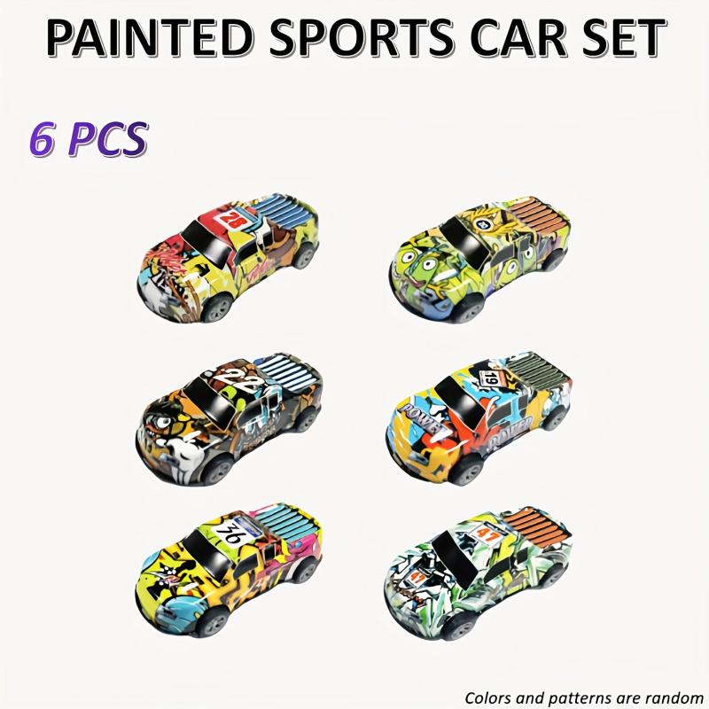 Inertial Vehicle Model Sets Pull back Car Sets Fire Truck Sports Car Toys