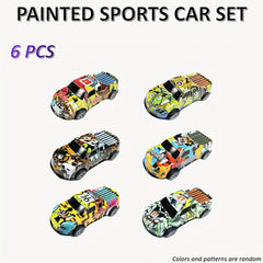 Inertial Vehicle Model Sets Pull back Car Sets Fire Truck Sports Car Toys