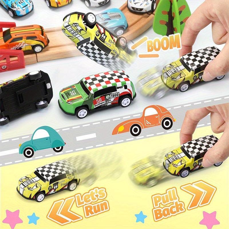 10pcs Pull Back Cars Play Sets Mini Toys Bulk Toys Party Favors