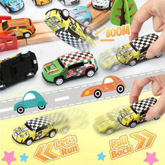 10pcs Pull Back Cars Play Sets Mini Toys Bulk Toys Party Favors