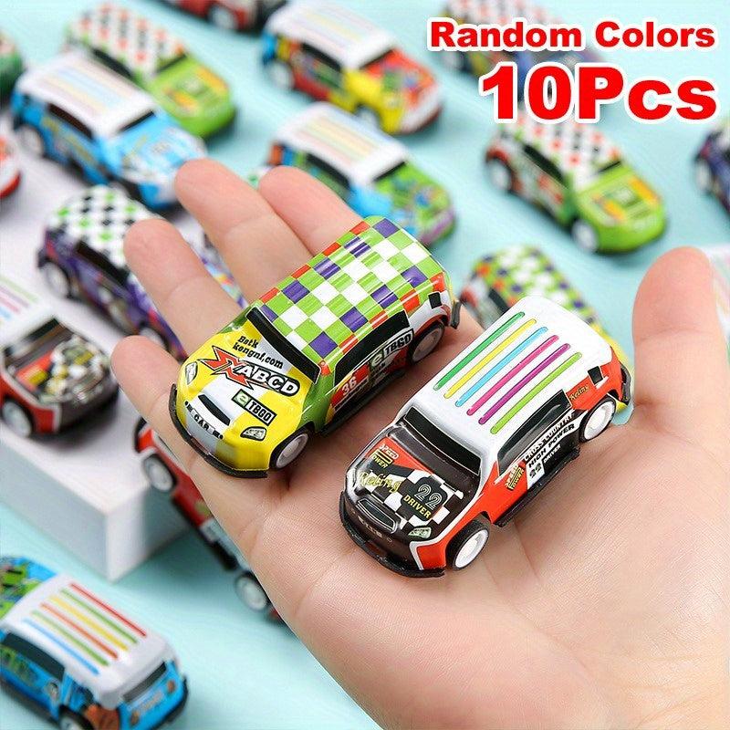 10pcs Pull Back Cars Play Sets Mini Toys Bulk Toys Party Favors