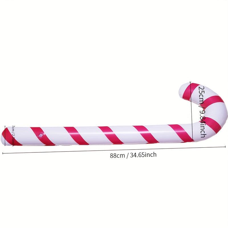 Christmas Props Cane Inflatable Cane for Party Entertainment