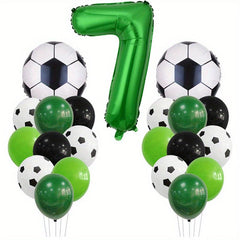 Green Football Themed Balloon Set for Unforgettable Birthday Party