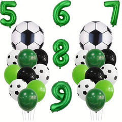 Green Football Themed Balloon Set for Unforgettable Birthday Party