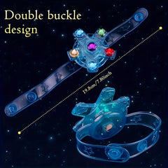 7pcs LED Light Up Fidget Spinner Bracelets Watches Party Favors