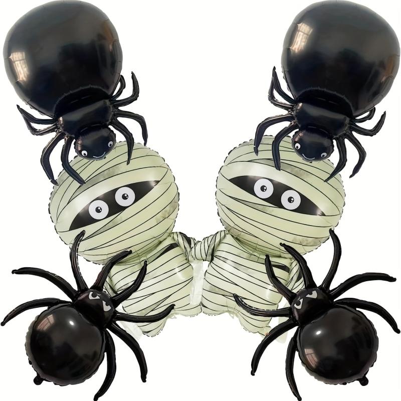 2pcs Mummy Balloons Spider Balloons Halloween Foil Mylar Balloon