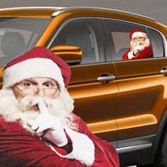 Christmas Car Rear Window Sticker PVC Santa Claus Car Decal