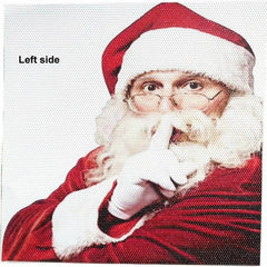 Christmas Car Rear Window Sticker PVC Santa Claus Car Decal