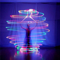 LED Glow Ball Belly Dance Hand Throw Ball Neon Light Christmas Party