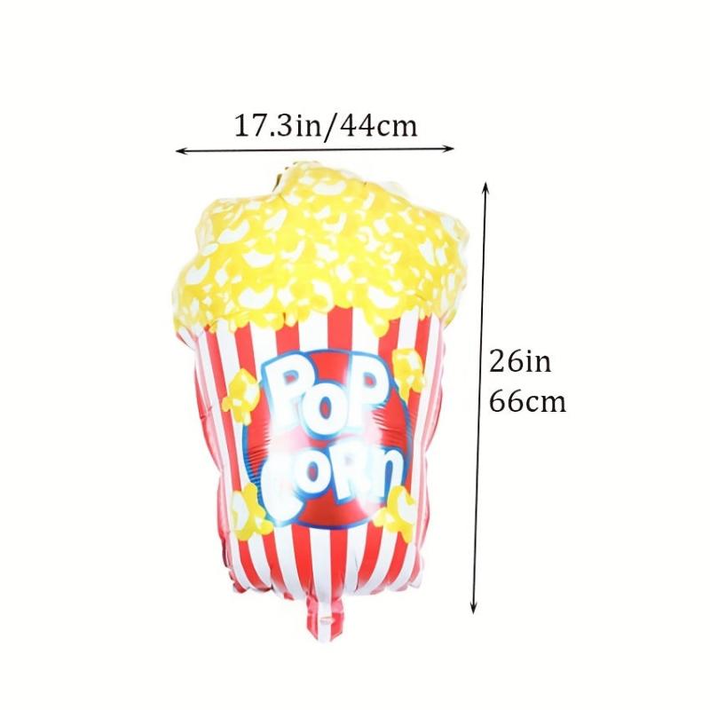 Kids' Birthday Party Popcorn Film Balloon Decorations