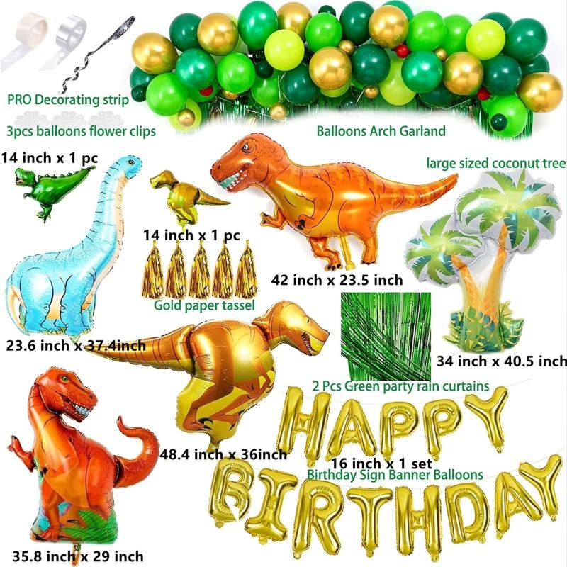 88pcs Dinosaur Birthday Party Decorations - Dino Birthday Supplies