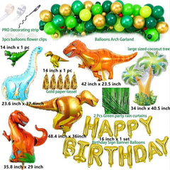 88pcs Dinosaur Birthday Party Decorations - Dino Birthday Supplies