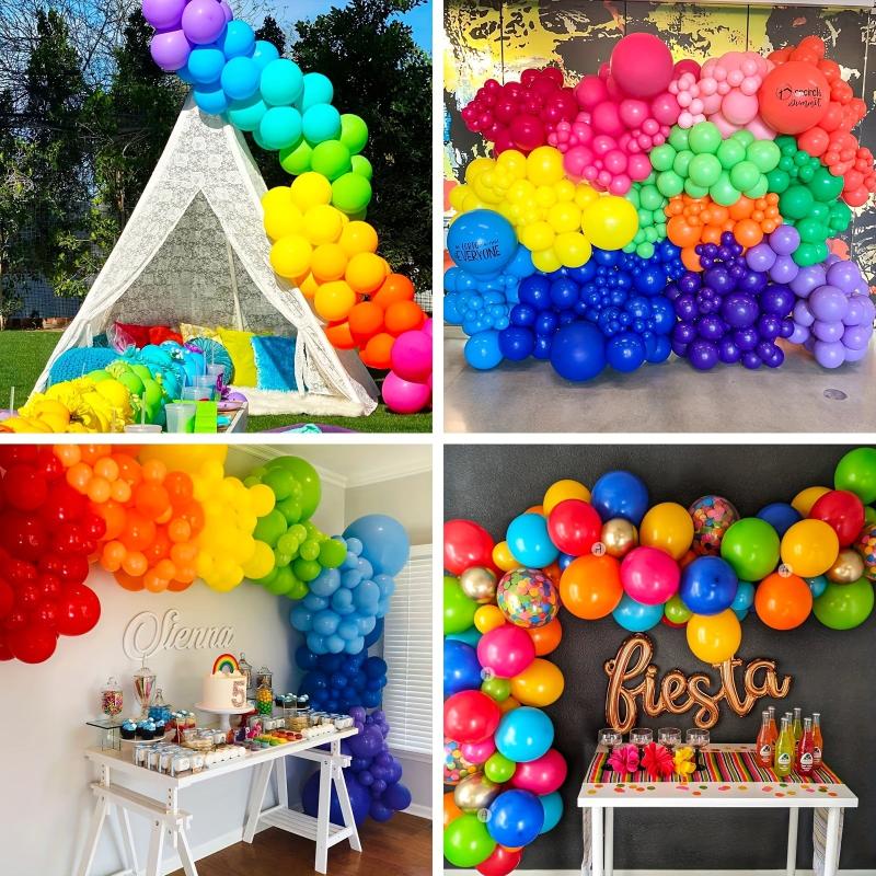 129pcs Rainbow Balloon Arch Kit for Baby Shower Birthday Decoration