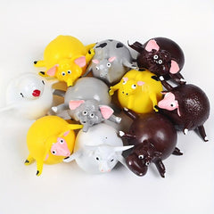 Animal Inflate Vent Balls Hand Balloon Fidget Party Toys