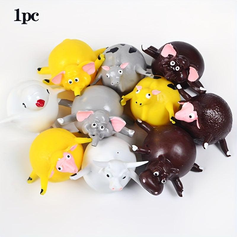 Animal Inflate Vent Balls Hand Balloon Fidget Party Toys